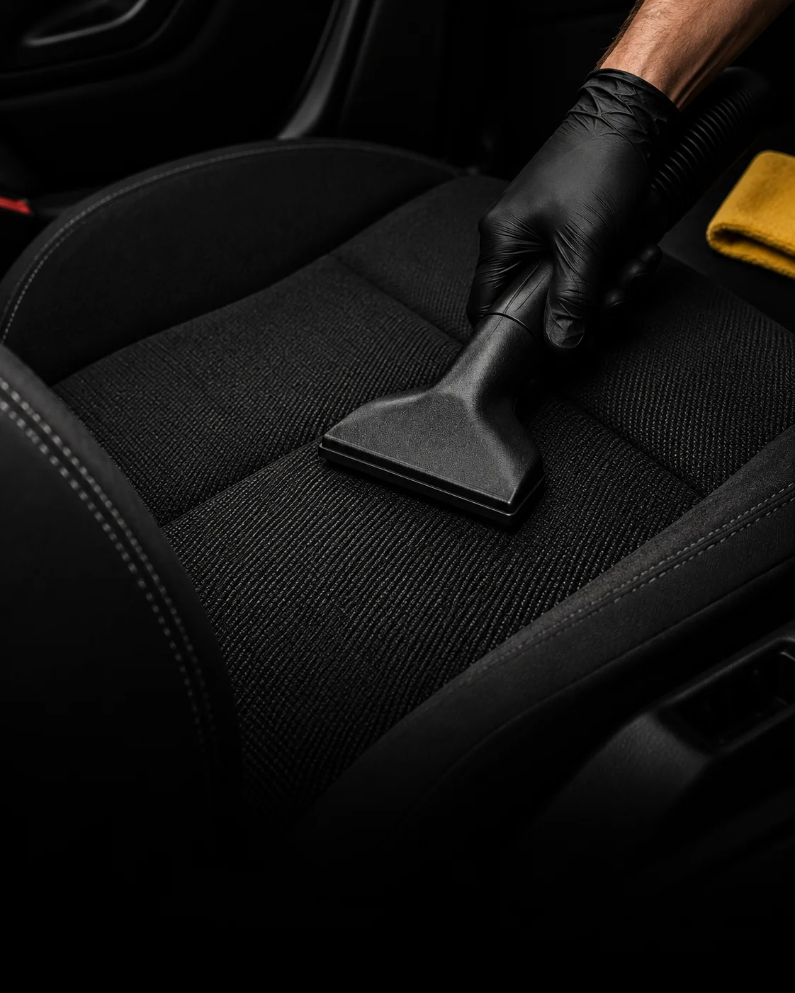 Dry interior cleaning